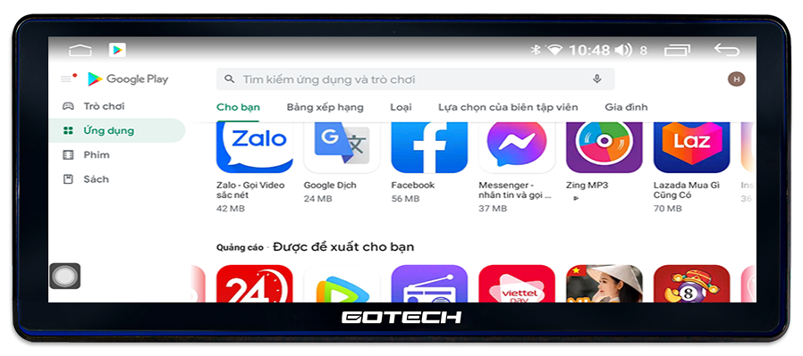 MÀN HÌNH Ô TÔ THÔNG MINH GOTECH GT12.3I